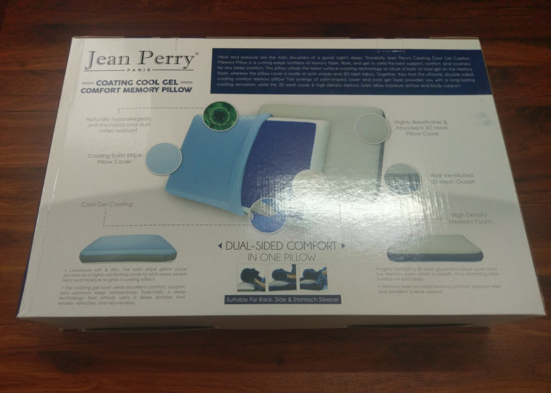The 8th Voyager My Jean Perry coating cool gel comfort memory pillow